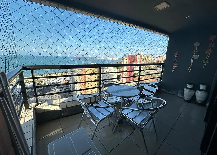 Apartamento Em Andar Alto Com Vista Mar Meireles